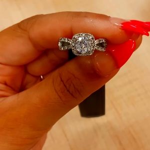 Silver cubic zirconia